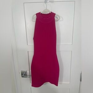 Aritzia Babaton Sculpt Knit Halter Dress